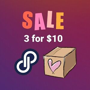 3 for $10 / 4 for $12 / 5 for $15